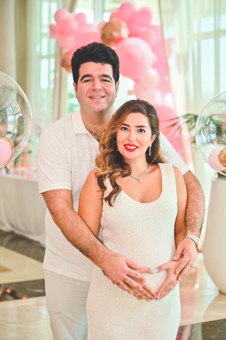 with Cute Matching Fits Maternity Photoshoot