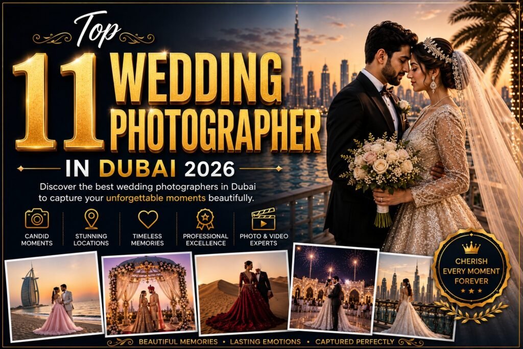 Top 11 wedding photographers in Dubai 2026